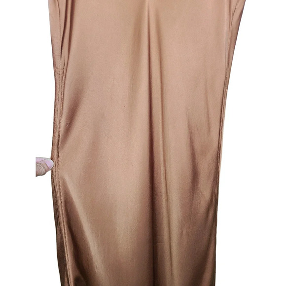 Wilfred Aritzia Satin Davina Slip Dress in Terrazzo Brown Size Small NWT - Picture 7 of 10